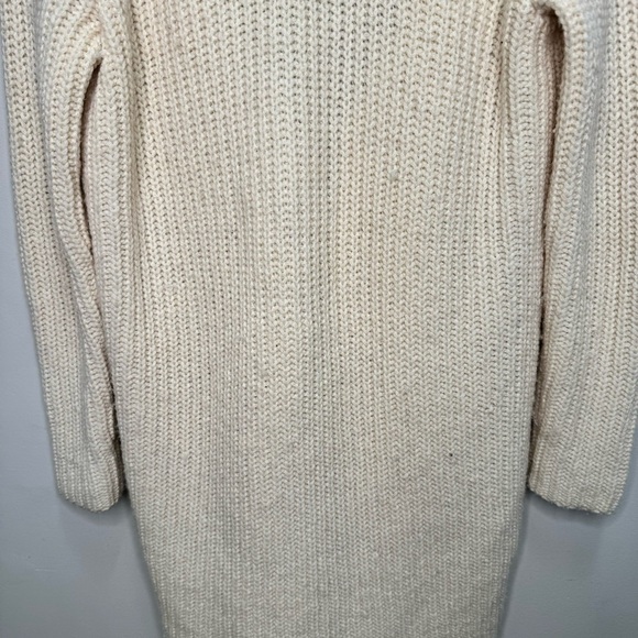 Ralph Lauren Faux Fur Collar Cream Wool Alpaca Knit Cardigan Sweater Size Med - Picture 10 of 16
